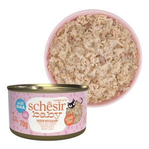 Pate Mèo Con Tiki Cat Schesir Top Đầu Mỹ Lon 70g Thơm Ngon Cao Cấp | Cattypaws