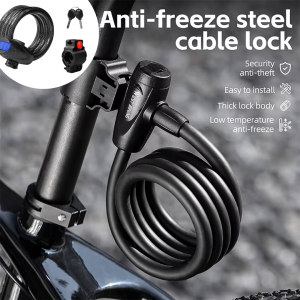 COD TaffGUARD Kunci Gembok Sepeda motor anti maling Bicycle Safety Security Lock 1.2 Meter 2006