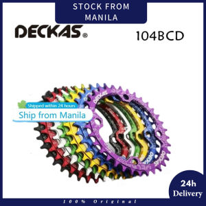 DECKAS Chainring 104BCD Oval / Round Narrow Wide Chainring MTB Bicycle 32T 34T 36T 38T Bike sprocket Crankset for Shimano M370 M410 M610 M615 M670 M780 Crank Crankset Bike Accessories