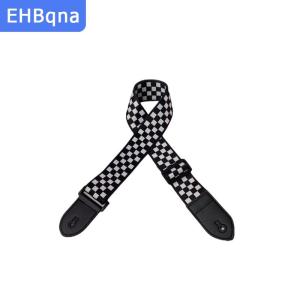 [COD] EHBqna SPORTS สายกีตาร์ปักสายคล้องไหล่กีตาร์ไฟฟ้าสายคล้องกระเป๋ากีตาร์พื้นบ้าน36นิ้วสายคล้องเปียโนพิมพ์แบบถ่ายเทความร้อน