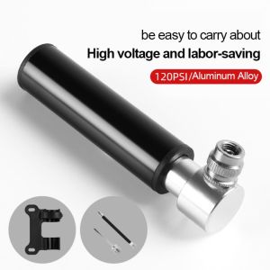 FLYING Mini Bike Pump Schrader Presta Valve Aluminum Alloy Bicycle Hand Air Pump Portable Road Cycling Pump