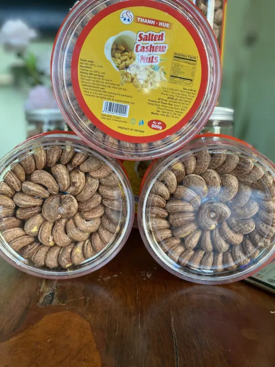 Hạt Điều Rang Xếp Hoa Hộp 500gram
