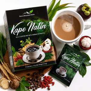 KAPE NATIN 16 IN 1 COFFEE MIX WITH HERBAL EXTRACTS 10 SACHETS 21 GRAMS EACH SIERRA MOUNTAIN HERBS
