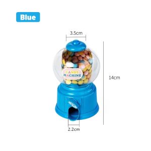 Cute Candy Piggy Bank Mini Sweets Machine Kids Bubble Gift Children Money Box Toys Dispenser Gumball Coin Saving Box Candy Machine Cute Candy Dispenser Portable Bank Deposit Box Sweets Machine Nice Gift for Children Home Decor