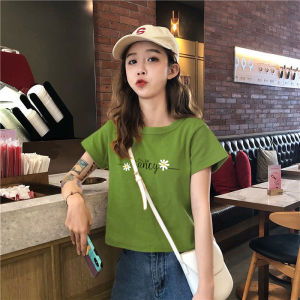 Fashion Women Short Sleeve T-Shirt Summer Popular Ladies/Girls Cloth 100% Cotton Short Size