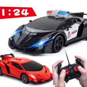 Car Toys 1PCS 20cm Remote Control Car 4 Channels Wireless Simulation Police Car Toy Pursuit Rescue Vehical Model With Light Best Gift For Kids Boys Girls Vehicle Car Model Toys For Boys Cars Toys toys for boys toys for kids car for kids educational toys c