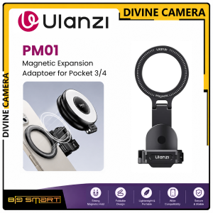 Ulanzi PM01 Magnetic Expansion Mount Adaptor for Osmo Pocket 3 and Pocket 4