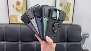 Shockproof Case for Huawei nova 14 14 Pro Slide Camera Protection Metal Ring Stand Phone Back Cover for Huawei nova14Pro