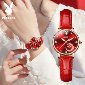 PLAYBOY Counter Genuine ( Spot Goods + Original ） Niche ins Wind Fashion Valentines Day Womens Watch