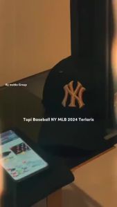 Mũ bóng chày cao cấp dành cho nam của NY MLB mũ lưỡi trai phổ biến dành cho nữ với họa tiết thêu dày dặn.