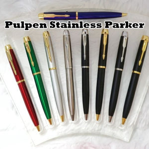 Pulpen Stainless Cetak Laser Grafir Request Custom / Pena Kado Cetak Souvenir Promosi Murah