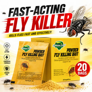 Fast-Acting Fly Killing Bait Powder Flies Killer 300g Contains a potent attractant. Eliminate flies faster.Safety and Environmental Protection
