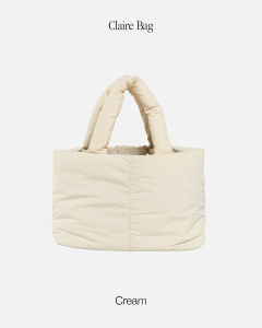 WHISPERWHITE - CLAIRE Bag กระเป๋าถือ ผ้าไนลอน บุนุ่ม