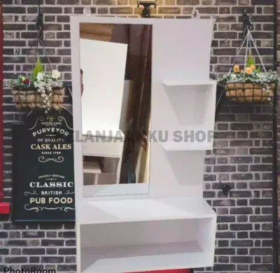 Meja Rias Gantung Kaca Mini Minimalis
