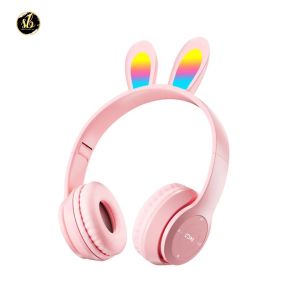 SBA P47R CAT EARS HEADSET headphone Hf bando telinga kucing LED BANDO BLUETOOTH wireles GAME HEADSET G-P47R LED wireles super bass