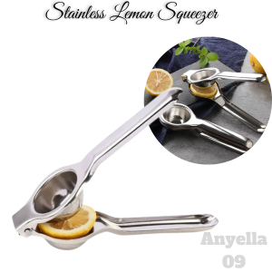 ANYELLA Hand Press Squeezer Lemon Squeezer | Fruit Juicer | Multi-function | Citrus Juicer | Stainless Steel Manual
