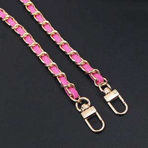 ZYJC Fashion PU Leather Adjustable Handbag Chain Shoulder Bag Accessories Backpack Strap Decorative Chain