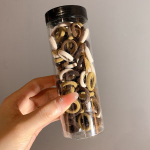 YIN WEI 100pcs girls high elasticity hair tie ponytail rubber band braided hair without damaging hair headband hair accessories