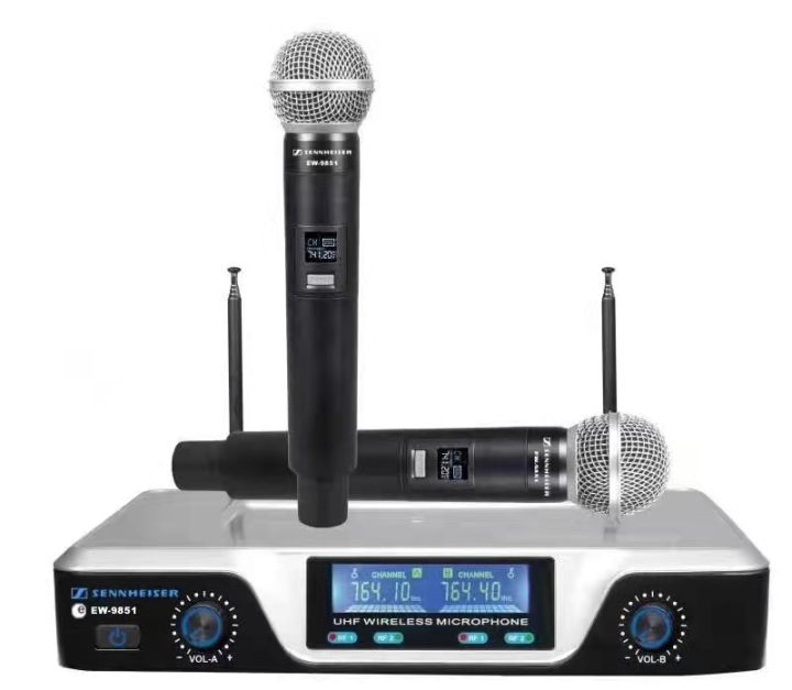 Ama Good Shop WIRELESS MICROPHONE DUAL CHANNEL SENNHEISER EW 9851