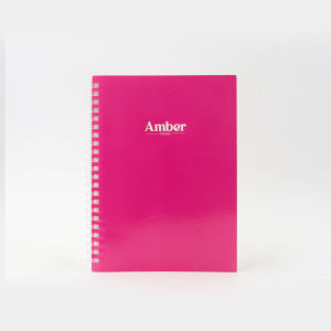 Amber Notes MATTE SERIES Soft Ring Notebook (20cm x 15cm) 80 Sheets | Sleek Matte Finish Spiral Notebook for School & Office | Flexible Soft Ring Binding (No Plastic Cover)