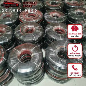 Gioăng cao su chống ồn dán cửa xe hơi nẹp cách nhiệt ô tô chống ồn các loại cửa chữ D kích thước 14x14mm