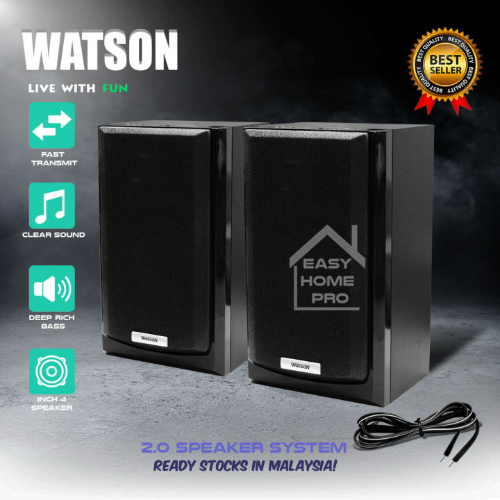 WATSON CO-1431SAT Passive Speakers Bookshelf Speakers Pair