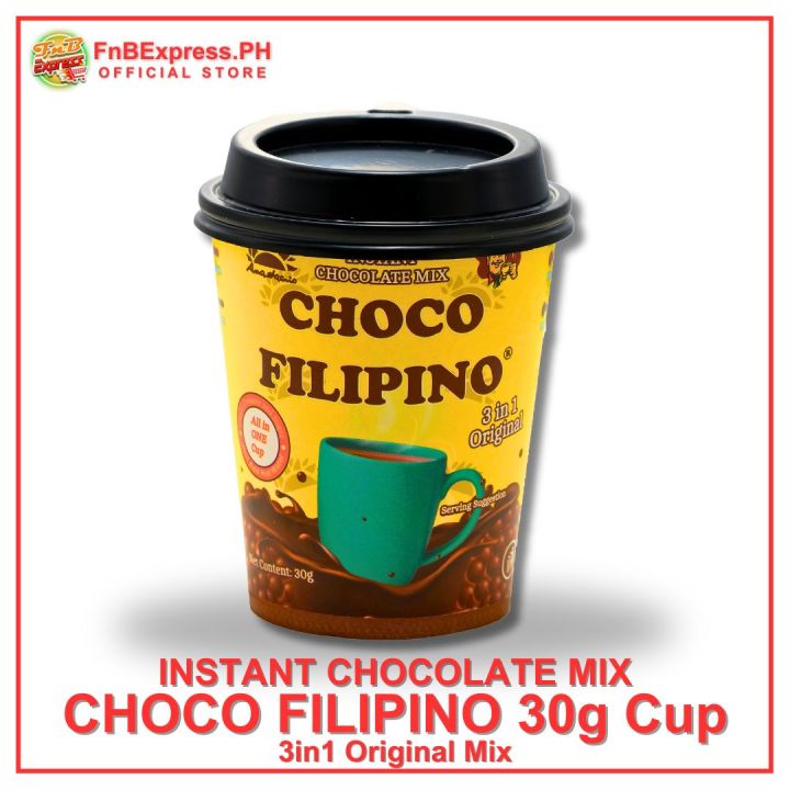 Choco Filipino Chocolate Drink 3in1 Paper Cup 30g x 1pc | Lazada ...