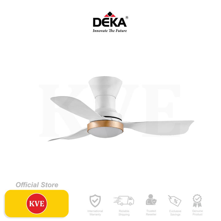DEKA 34" Remote Ceiling Fan 3 Blade Concept Mini | Lazada Malaysia
