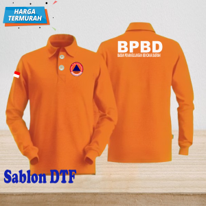 Terbaru Kaos Polo Shirt Berkerah CUSTOM LOGO SENDIRI Baju Lengan Panjang Pria Dan Wanita Dewasa