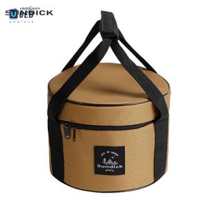Ueblock✈ 9/14L Dinnerware Organizers Oxford Cloth Travel Cutlery Carrying Bag Waterproof Camp Bowl Cups Container Cases Bearing 7kg Outdoor Supplies