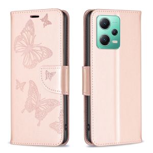Ốp Điện Thoại Cho Xiaomi Redmi Note 12 12 Pro 12 Plus Ốp Lật Dạng Ví Da Nam Châm Hình Bướm Có Khe Cắm Thẻ Cặp Đôi