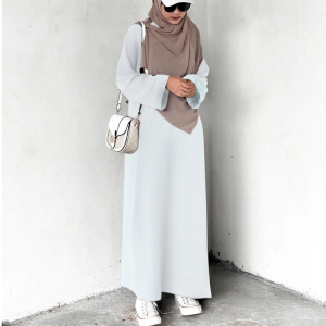 Abaya Arab Gamis Hitam Remaja Kekinian Dress Muslimah Terbaru Gamis Syari Busui