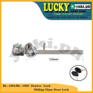 BL-1003 SLIDING GLASS DOOR LOCK W. KEYS