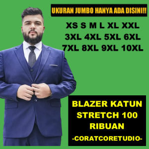 10XL 9XL 8XL 7XL 6XL 5XL 4XL 3XL XXL XL L M S XS BLAZER KATUN STRETCH BIRU SIZE JUMBO / BLAZER PRIA UKURAN BESAR / UKURAN JUMBO Jas Celana BIRU NAVY DONGKER TUA GELAP LIS PUTIH Tuxedo Suit Blazer Polos Kantor Office Kerja Resmi Formal Casual Santai Kuliah