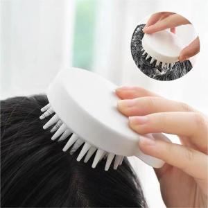 Lược khô và ướt - lược gội đầu Silicone Nhật mát xa da đầu Kích thước: 8.5 * 7 * 3.5cm
