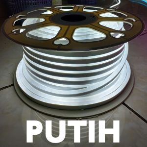 Paket 1M 2M 3M 4M 5M 6M 7M 8M 9M 10M Lampu strip LED Neon flex Fleksibel AC 220V  Lengkap Tinggal Colok Langsung Nyala siap pakai