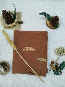 Husna Sugihjaya Kerudung Khadijah Cardigan Ropel Tali Tambang Syari Ukuran Standar Bahan Jersey Zara Exclusive By Geebran Fashion