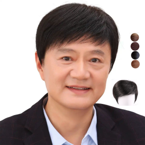 H Business mens short hair full head cap simulated human hair middle-aged and elderly mens wigs natural and lifelike