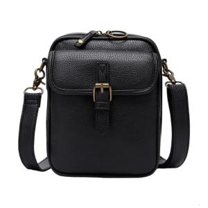 Anti Theft Crossbody Purse Lightweight Retro Design PU Leather Shoulder Bag Card Slots with Adjustable Strap