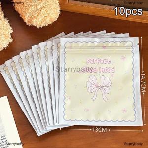 Star ถุงเก็บของปิดผนึกคุกกี้ขนมการ์ตูน10ชิ้นถุงใส่ขนมตุ๊กตาขนมที่สร้างสรรค์กล่องของเล่นถุงของขวัญโชคดีถุงของขวัญเซอร์ไพรส์