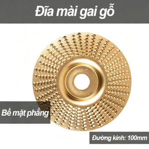 Đĩa mài gai chà gỗ cho máy mài góc đĩa phẳng đánh bóng gỗ nhựa công cụ khắc gốc chế tác đĩa trà