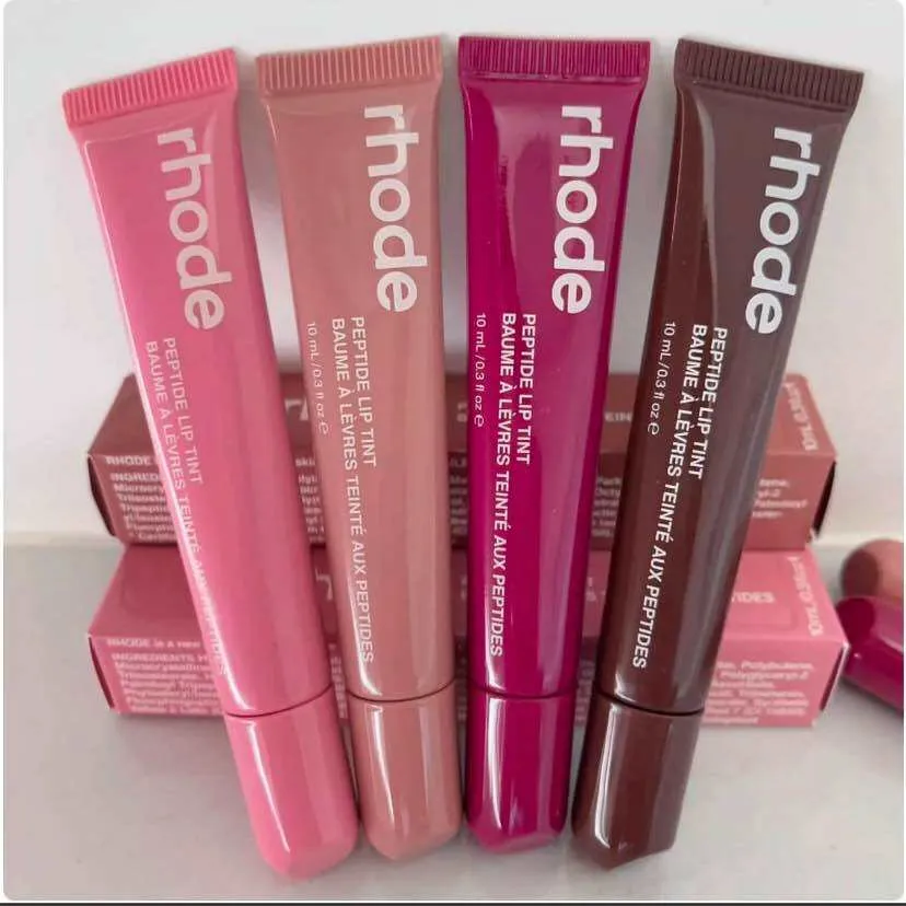 Rhode lip Gloss skin lipstick vanilla ribbon/toast gel lip care