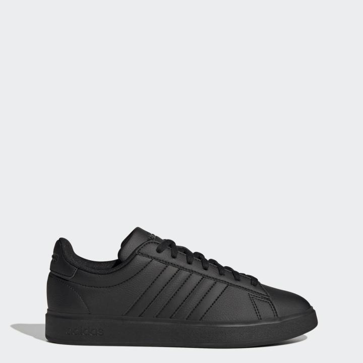 adidas TENNIS Sepatu Grand Court Cloudfoam Lifestyle Court Comfort Pria Hitam GW9198 Lazada Indonesia