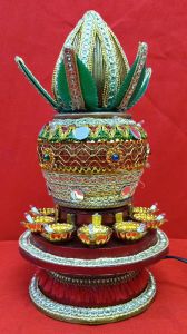 KUMPAM / LED LAMP WITH KUMPAM / ROTATING LIGHT WITH KUMPAM / THALI DEEPAM / NO.1 DECORATION