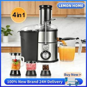 4 in 1 Automatic Juicer Heavy Duty Original With Separator Slag Juice Separator Multifunction Blender Heavy Duty Food Mixer Meat Grinder