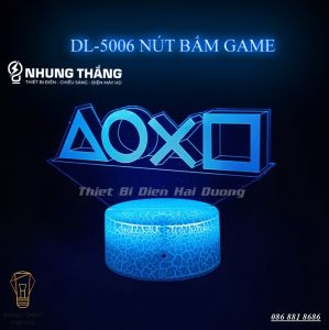 12 Mẫu - Mô Hình Đèn LED 3D Tay Cầm Trò Chơi Điện Tử DL-5006 - 7 Màu Sắc Thay Đổi - Để Bàn Học Làm Việc Trưng Bày - Bảo Hành 1 Năm - Có Video