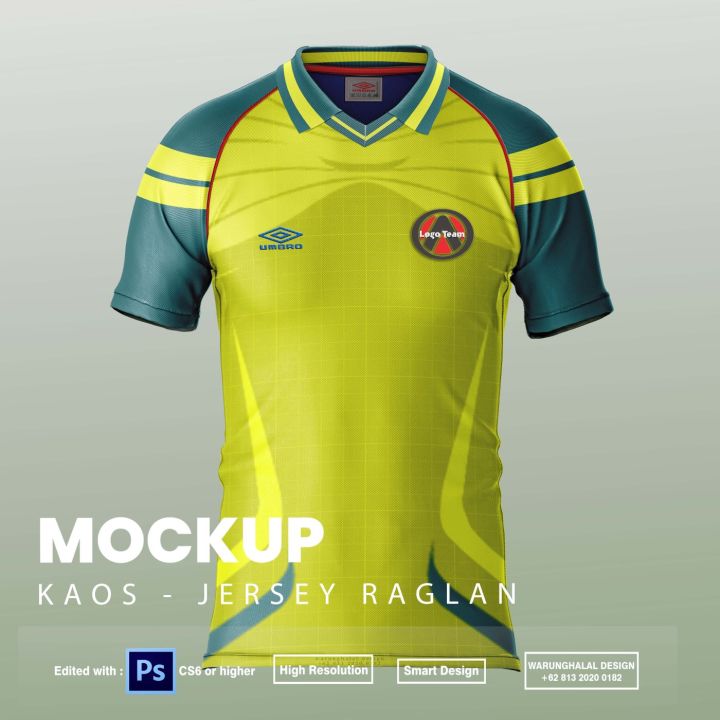 Mockup Jersey Kerah Raglan | Lazada Indonesia