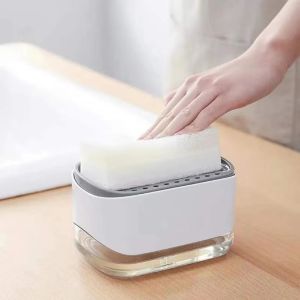 Kitchen Press-type Dishwashing Liquid Box Cleaning Automatic Soap Box Dishwashing Brush Pot Cleaning Kitchen Detergent