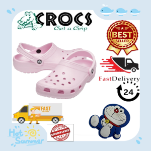 Crocs Couple LiteRide Solid Color Casual Comfort Personalized Versatile Home Soft Sole Beach Hole Sandals