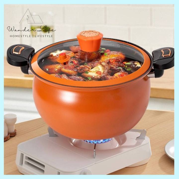 Micro Pressure Cooker Non-Stick Pumpkin Cooking Pot Pressure